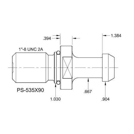 Tj Davies Co Solid Retention Knob PS-535X90